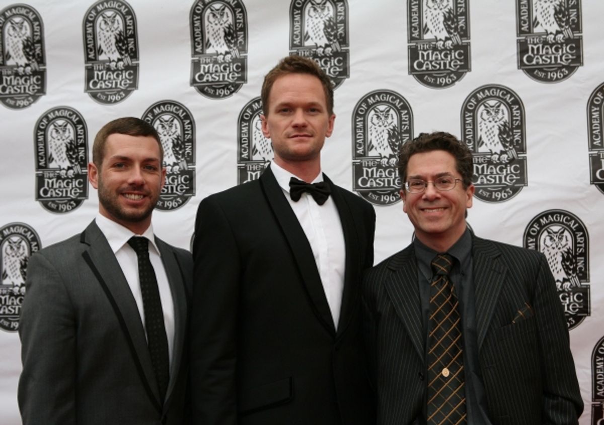 Shows Producers Matt Patton and Neil Patrick Harris with writer David Regal at 